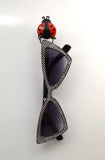 Hand Painted Ladybug Magnetic Eyeglass Holder - Laura Wilson Gallery 