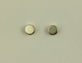 3 mm Silver or Gold Disk Magnetic Non-Pierced Earrings - Laura Wilson Gallery 