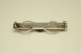 Vintage Silver Bar Pin Brooch Marked 830S - Laura Wilson Gallery 