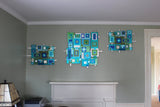 Anodized Aluminum Wall Mosaic On Sale - Laura Wilson Gallery 