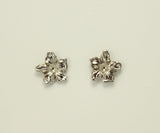 10 mm Silver Magnetic Non Pierced Clip or Pierced Flower Earrings - Laura Wilson Gallery 