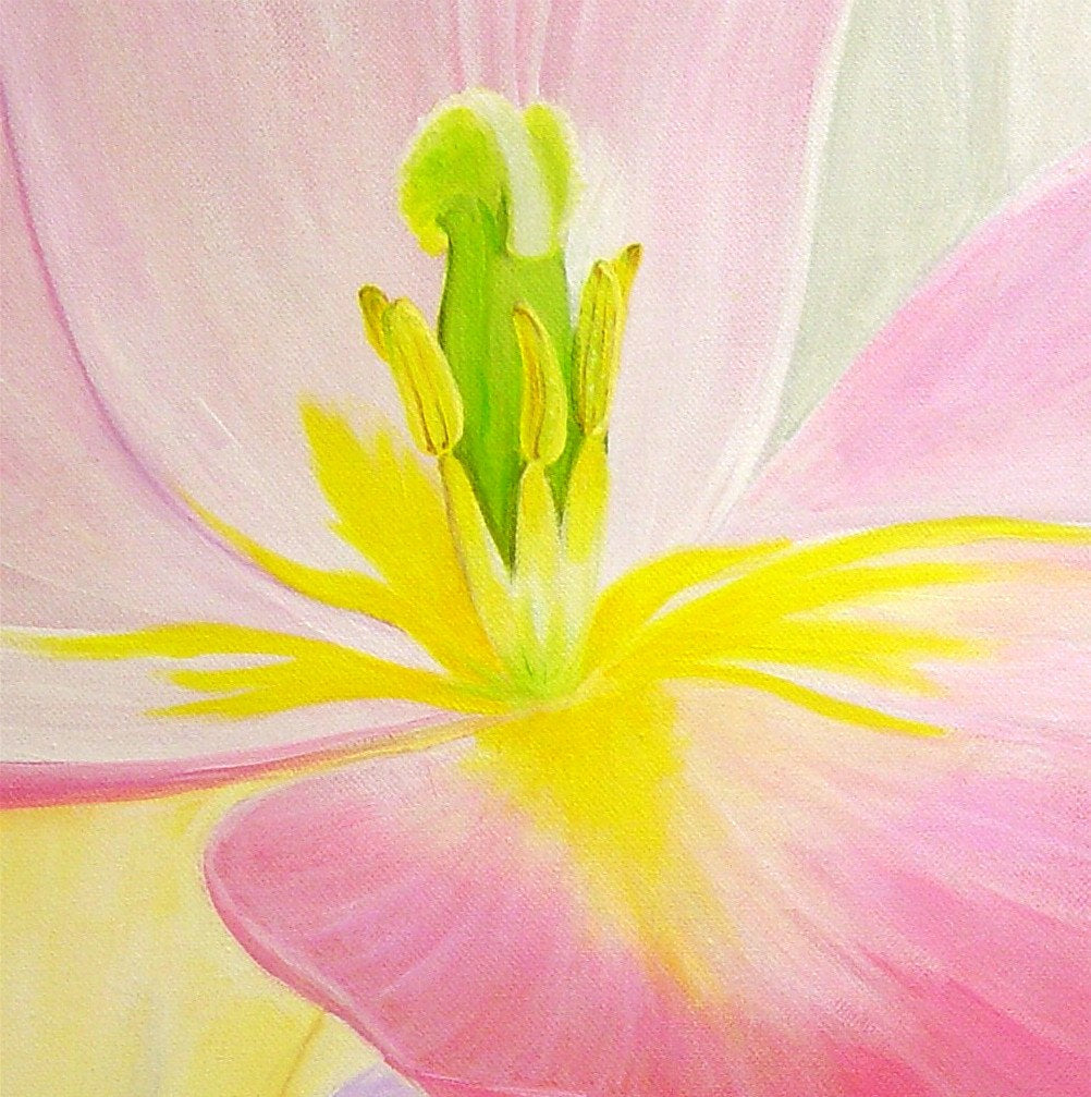 Painting Tropical Pink Flowers with Acrylics 🌺, art, art of painting,  work of art