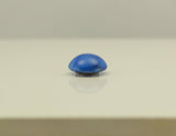 13 mm Lapis Blue Iridescent Glass Button Magnetic Clip or Pierced Earrings - Laura Wilson Gallery 