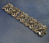 Vintage Mexican Sterling Silver Link Bracelet