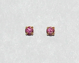 Dazzling Men's 3mm Round Magnetic Crystal Earrings - LauraWilsonGallery