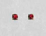Dazzling Men's 3mm Round Magnetic Crystal Earrings - LauraWilsonGallery