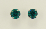 5 mm Magnetic  Earrings in Swarovsky Crystal in a Round Setting
