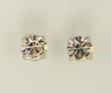 5 mm Magnetic  Earrings in Swarovsky Crystal in a Round Setting