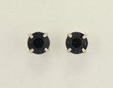 5 mm Magnetic  Earrings in Swarovsky Crystal in a Round Setting