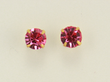 5 mm Magnetic  Earrings in Swarovsky Crystal in a Round Setting