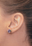 Handmade Ceramic Rose Earrings