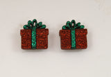 Red Christmas Gift With Green Bow