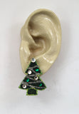 Festive Flair: Magnetic Christmas Tree Earrings