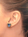 Charming Heart-Shaped Crystal Earrings for Everyday Shine