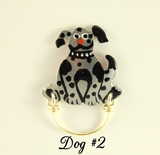 Hand Painted Original Dog Magnetic Eyeglass Holder