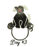 Hand Painted Original Dog Magnetic Eyeglass Holder