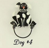 Hand Painted Original Dog Magnetic Eyeglass Holder