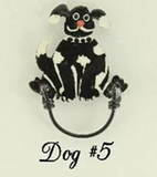 Hand Painted Original Dog Magnetic Eyeglass Holder
