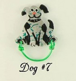 Hand Painted Original Dog Magnetic Eyeglass Holder