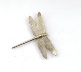 Charming Silver Dragonfly Brooch