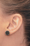 Chocolate Dreams: 10mm Faux Drusy Quartz Earrings