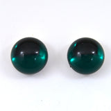 Vibrant 13 mm Magnetic Button Earrings: Turquoise & Gemstone Bliss