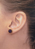 12 mm Faux Drusy Quartz Set In Gold Colored Bezel