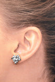Captivating Charm: Non-Pierced Grape Earrings