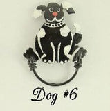 Hand Painted Original Dog Magnetic Eyeglass Holder