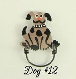 Hand Painted Original Dog Magnetic Eyeglass Holder