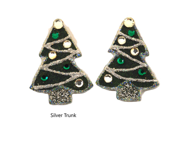 Holiday Sparkle: Magnetic Fabric Tree Earrings You’ll Love