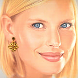 Ornate Gold Dangle Earrings for Effortless Sophistication (Copy)