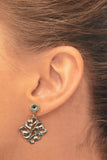 Ornate Silver Dangle Earrings for Effortless Sophistication