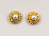Effortless Elegance-13 mm Non Pierced Earrings with Pearl Detail