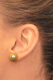 Effortless Elegance-13 mm Non Pierced Earrings with Pearl Detail