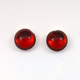 Vibrant 13 mm Magnetic Button Earrings: Turquoise & Gemstone Bliss