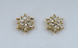 Crystal Starburst Earrings-Shine Like a Star