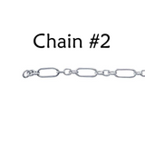 Four Letter Custom Sterling Silver Necklace