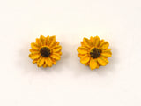 11mm Daisy Earrings in Pierced or Magnetic