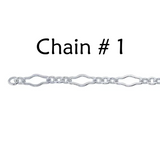 Four Letter Custom Sterling Silver Necklace