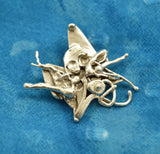 Tiny Bouquet Fused Sterling Brooch - Laura Wilson Gallery 