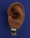 14 Karat Gold or Nickel Plated  Twisted Hoop Magnetic or Pierced  Earrings - Laura Wilson Gallery 