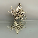 Tiny Bouquet Fused Sterling Brooch - Laura Wilson Gallery 