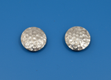 Handmade Original Design Diamond Cut Sterling Silver Pierced or Magnetic Earrings - Laura Wilson Gallery 
