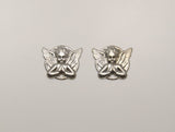 Silver Or Gold Magnetic Praying Angel Magnetic Clip or Pierced Earrings - Laura Wilson Gallery 