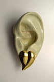 20 x 21 mm Curved Heart 14 Gold or Nickel Plated Magnetic Clip Or Pierced Earrings - Laura Wilson Gallery 