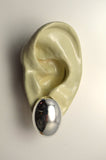 18 x 25 mm Silver or Gold Oval Magnetic Clip or Pierced Earrings - Laura Wilson Gallery 