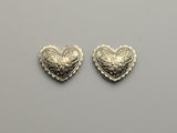 Concho Heart Magnetic Earrings - Laura Wilson Gallery 
