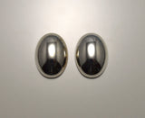 18 x 25 mm Silver or Gold Oval Magnetic Clip or Pierced Earrings - Laura Wilson Gallery 