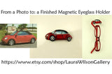 Custom Car Magnetic Eyeglass Holder Made to Order - Laura Wilson Gallery 
